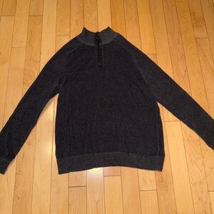 Express Black Crewneck Sweater Classic Knit Design